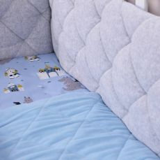 Дитячий постільний комплект Baby Veres Velour Brave (5 одиниць), бавовна-велюр